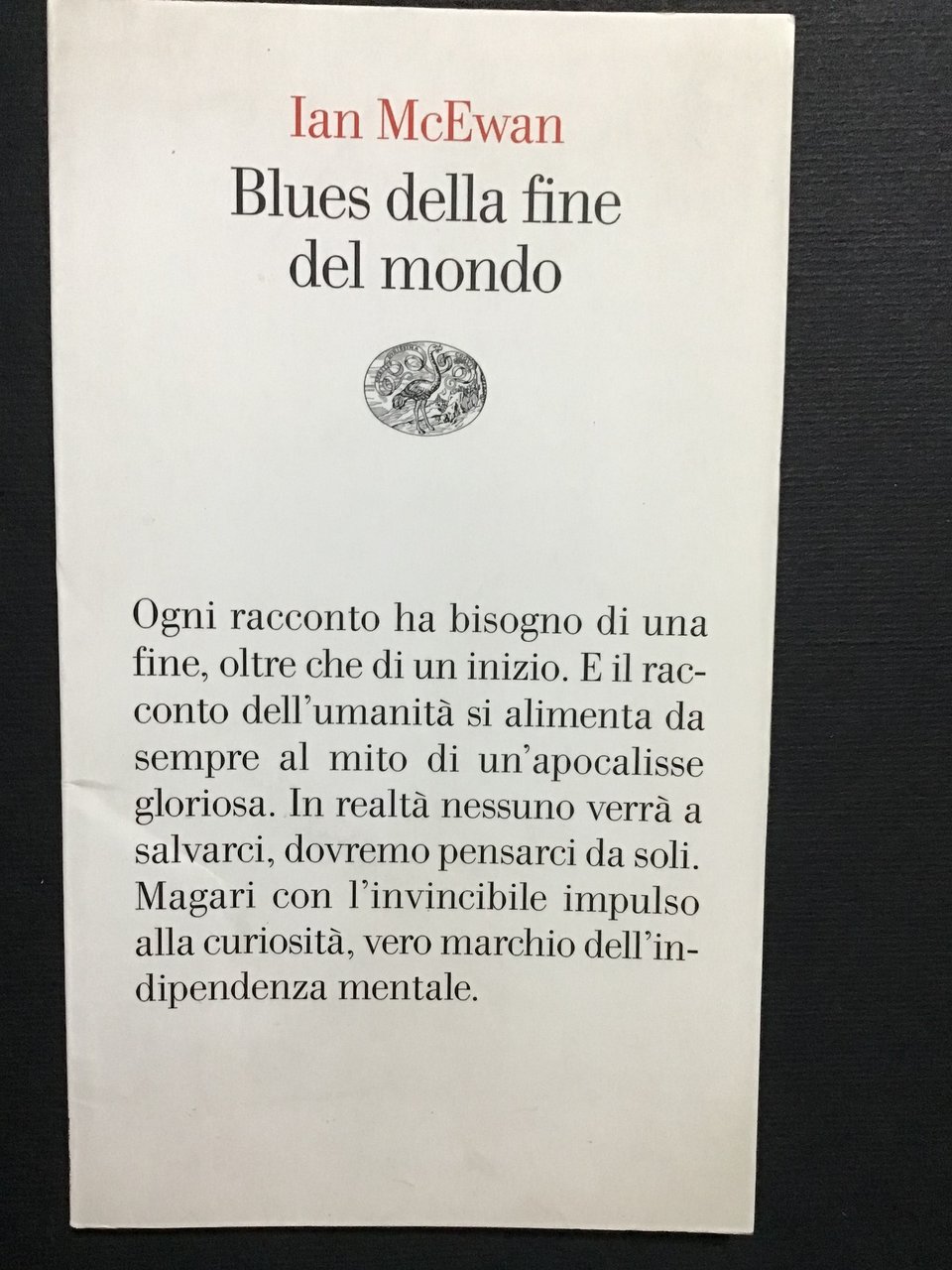 BLUES DELLA FINE DEL MONDO