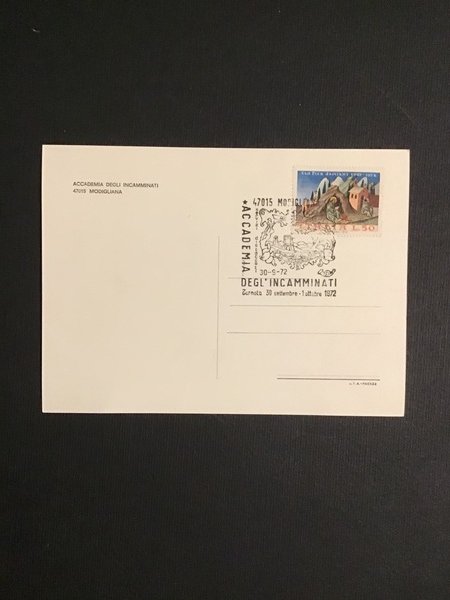 CARTOLINA COMMEMORATIVA