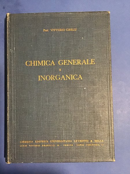 CHIMICA GENERALE E INORGANICA