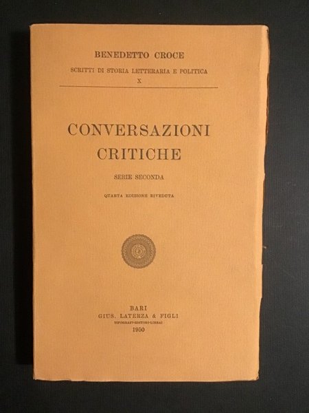 CONVERSAZIONI CRITICHE - SERIE II