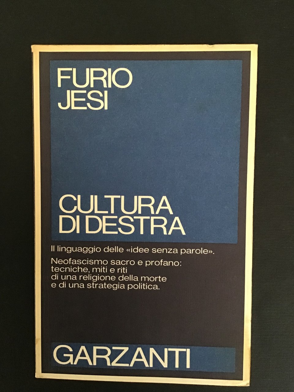 CULTURA DI DESTRA