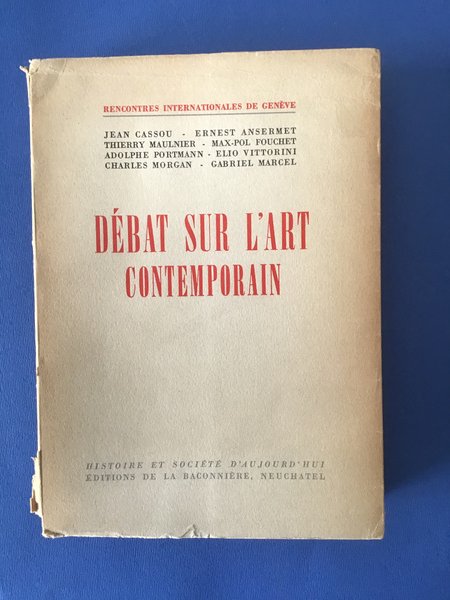 DEBAT SUR L'ART CONTEMPORAIN