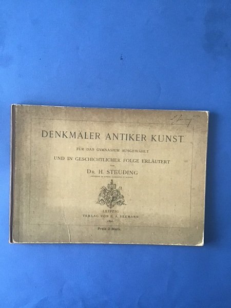 DENKMALER ANTIKER KUNST