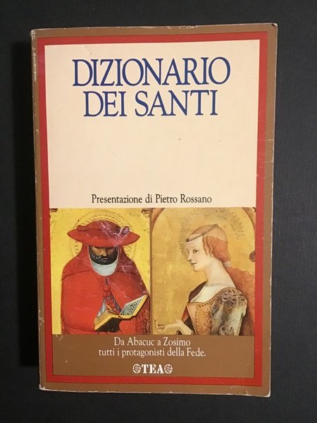 DIZIONARIO DEI SANTI