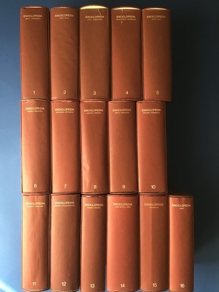 ENCICLOPEDIA EINAUDI - 16 VOLUMI