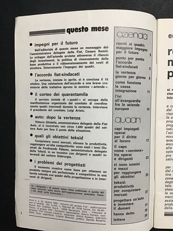 FIAT QUADRI 10 - IMPEGNO E RESPONSABILITA' PER IL FUTURO …