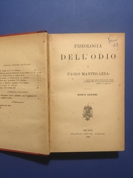 FISIOLOGIA DELL'ODIO