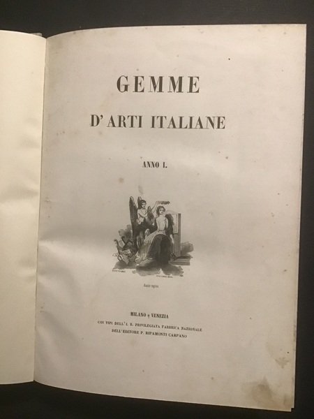 GEMME D'ARTI ITALIANE - ANNO I