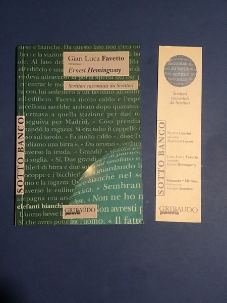 GIAN LUCA FAVETTO RACCONTA ERNEST HEMINGWAY