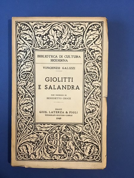 GIOLITTI E SALANDRA