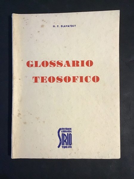 GLOSSARIO TEOSOFICO