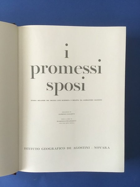 I PROMESSI SPOSI