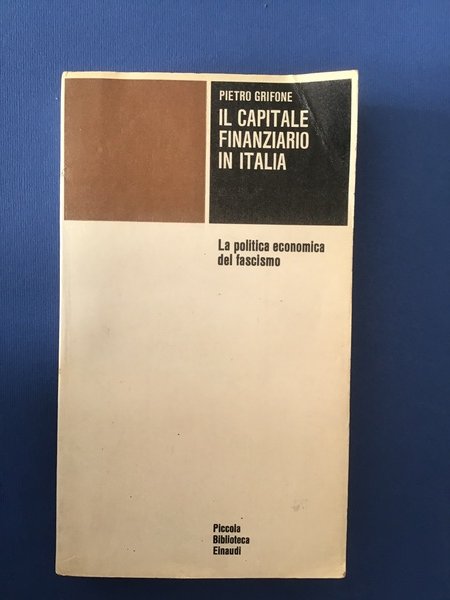 IL CAPITALE FINANZIARIO IN ITALIA