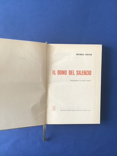 IL DONO DEL SILENZIO