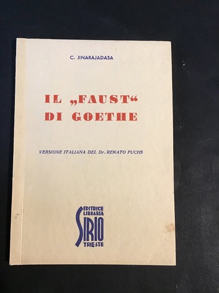 IL "FAUST" DI GOETHE