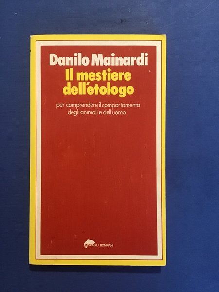 IL MESTIERE DELL'ETOLOGO