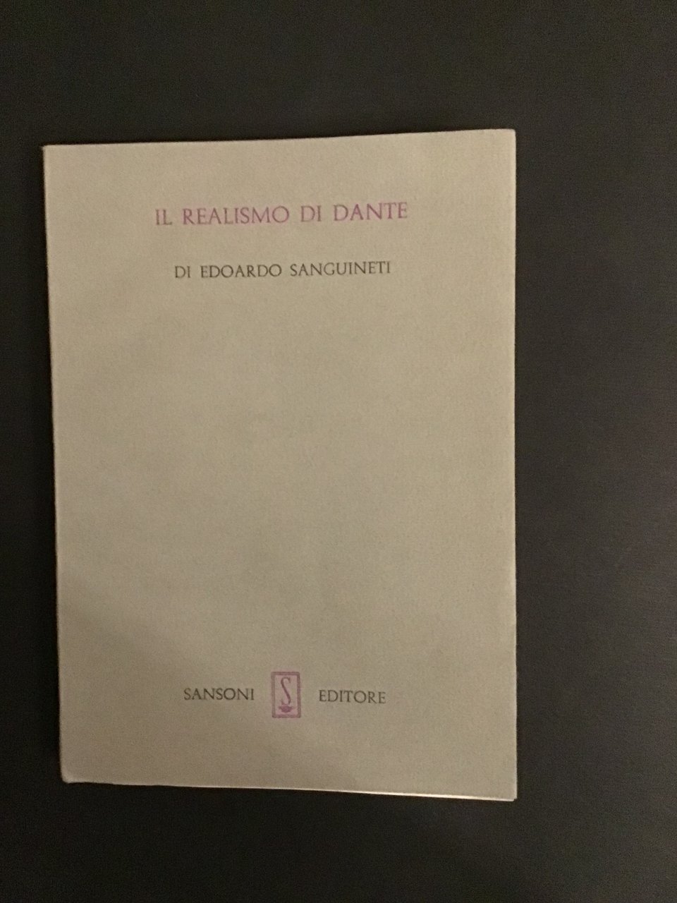 IL REALISMO DI DANTE
