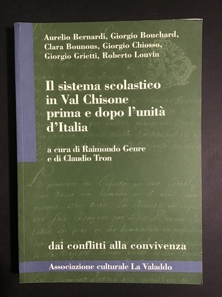 IL SISTEMA SCOLASTICO IN VAL CHISONE PRIMA E DOPO L'UNITA' …