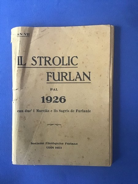 IL STROLIC FURLAN PAL 1926
