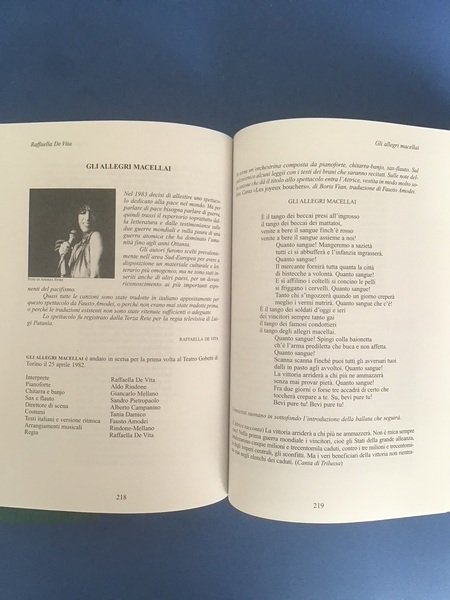 IL TEATRO CANTATO DI RAFFAELLA DE VITA A TORINO