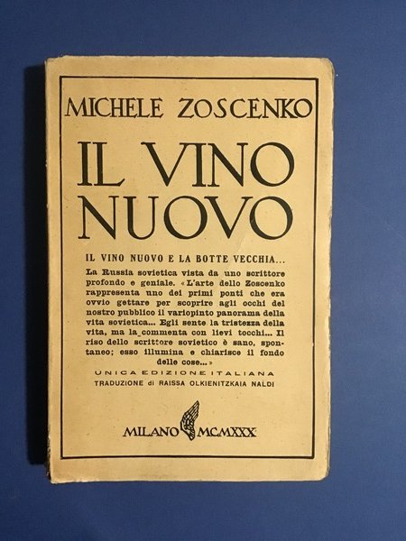 IL VINO NUOVO. RACCONTI SOVIETICI