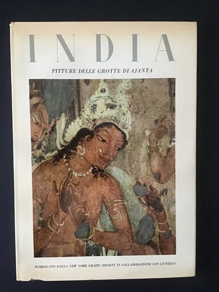 INDIA. PITTURE DELLE GROTTE DI AJANTA