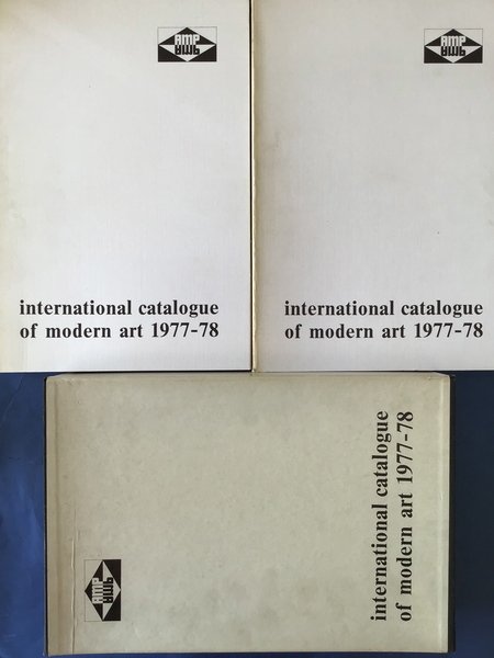 INTERNATIONAL CATALOGUE OF MODERN ART 1977-78 - VOL. I, II