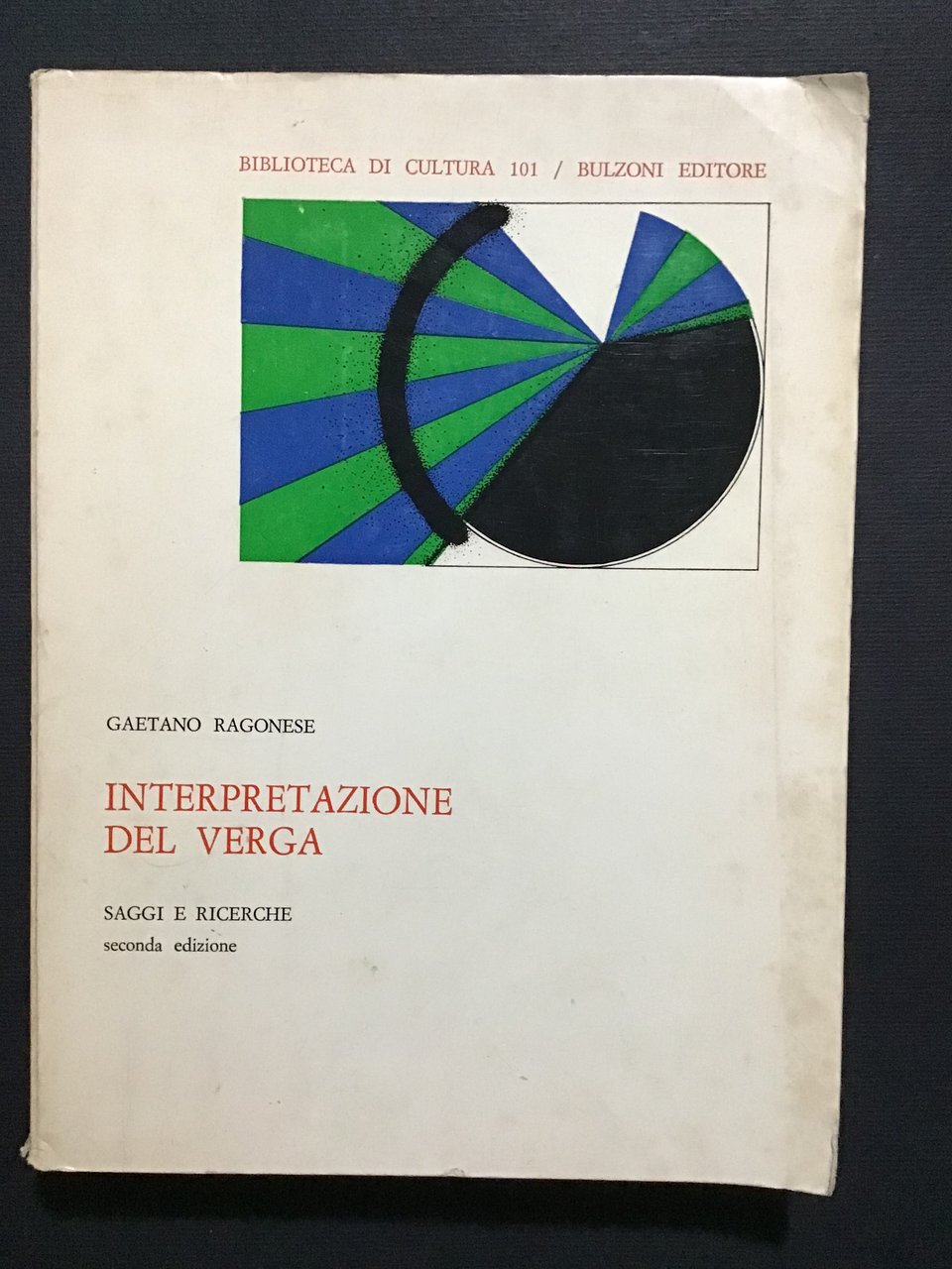 INTERPRETAZIONE DEL VERGA. SAGGI E RICERCHE | Immagine principale
