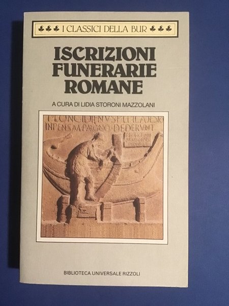 ISCRIZIONI FUNERARIE ROMANE