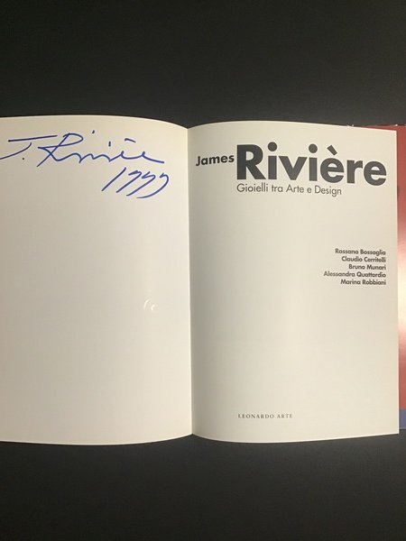 JAMES RIVIERE. GIOIELLI TRA ARTE E DESIGN