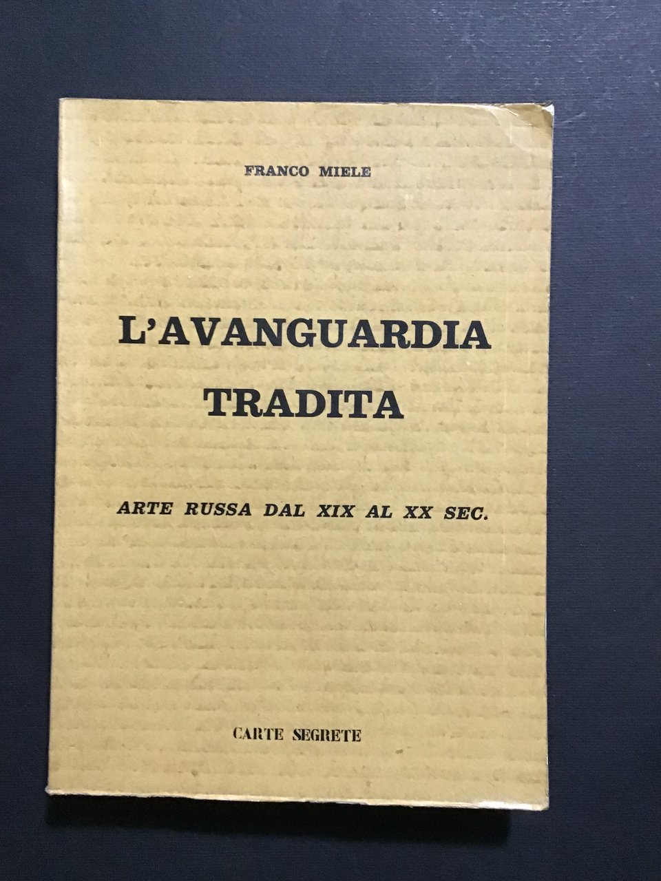 L'AVANGUARDIA TRADITA. ARTE RUSSA DAL XIX AL XX SEC.