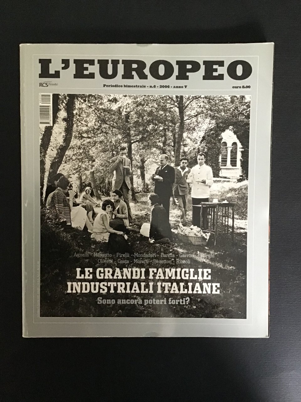 L'EUROPEO. LE GRANDI FAMIGLIE INDUSTRIALI ITALIANE