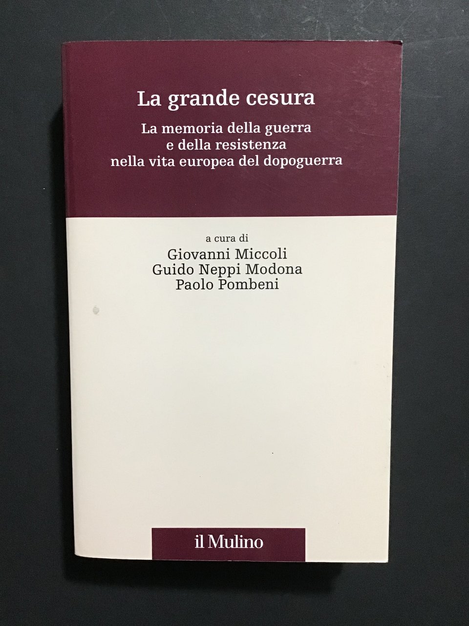 LA GRANDE CESURA. LA MEMORIA DELLA GUERRA E DELLA RESISTENZA … | Immagine principale