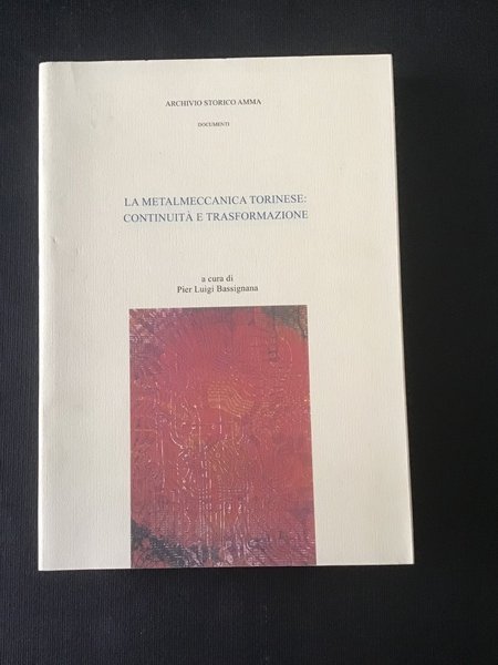 LA METALMECCANICA TORINESE: CONTINUITA' E TRASFORMAZIONE