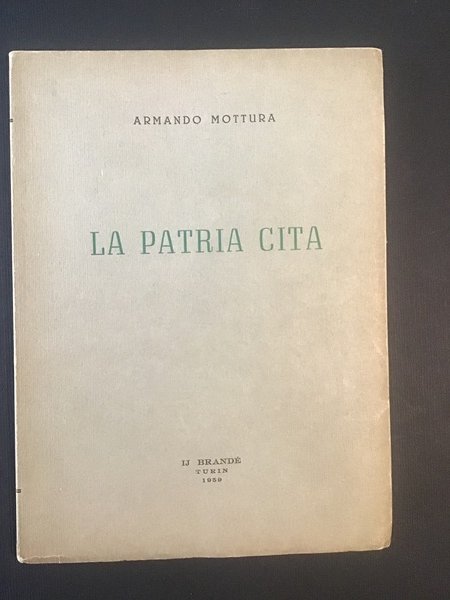 LA PATRIA CITA. POESIE PIEMONTEISE