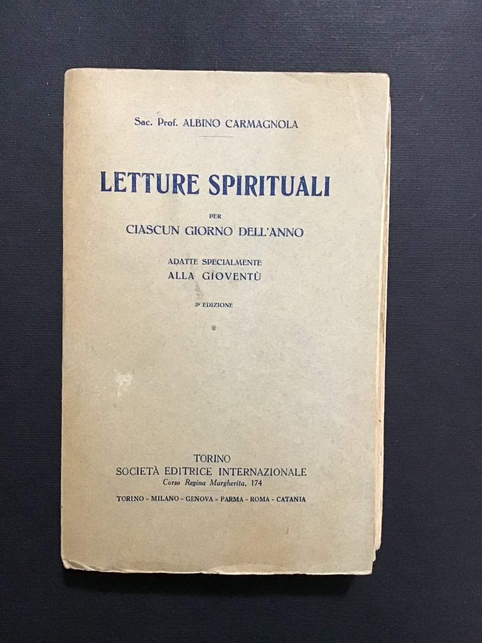 LETTURE SPIRITUALI