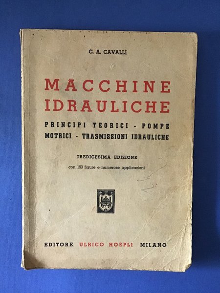 MACCHINE IDRAULICHE