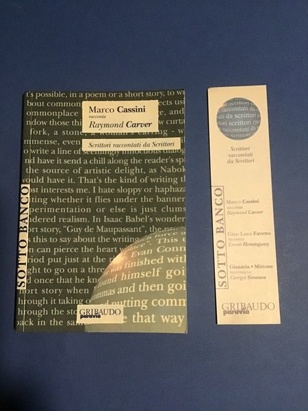 MARCO CASSINI RACCONTA RAYMOND CARVER