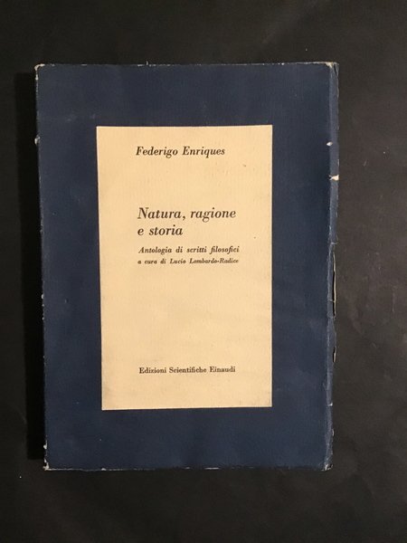 NATURA, RAGIONE E STORIA