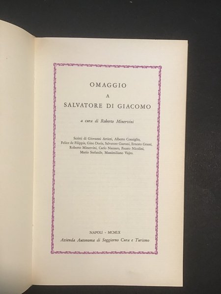 OMAGGIO A SALVATORE DI GIACOMO