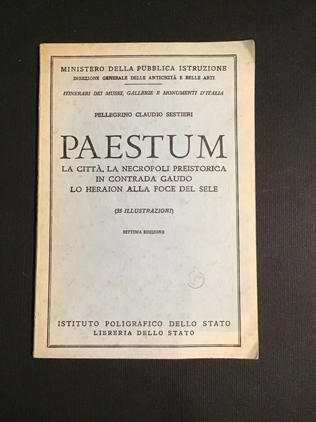 PAESTUM. LA CITTA', LA NECROPOLI PREISTORICA IN CONTRADA GAUDO LO …