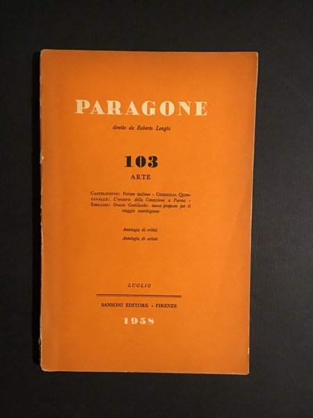 PARAGONE 103 ARTE