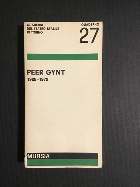PEER GYNT 1928-1972
