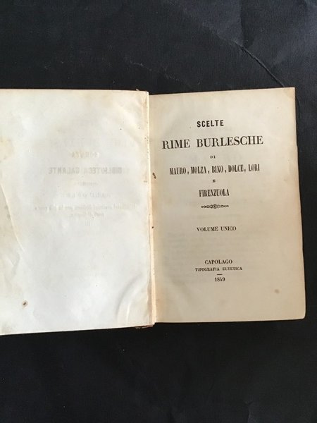 SCELTE RIME BUELESCHE