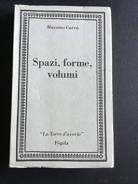 SPAZI, FORME, VOLUMI