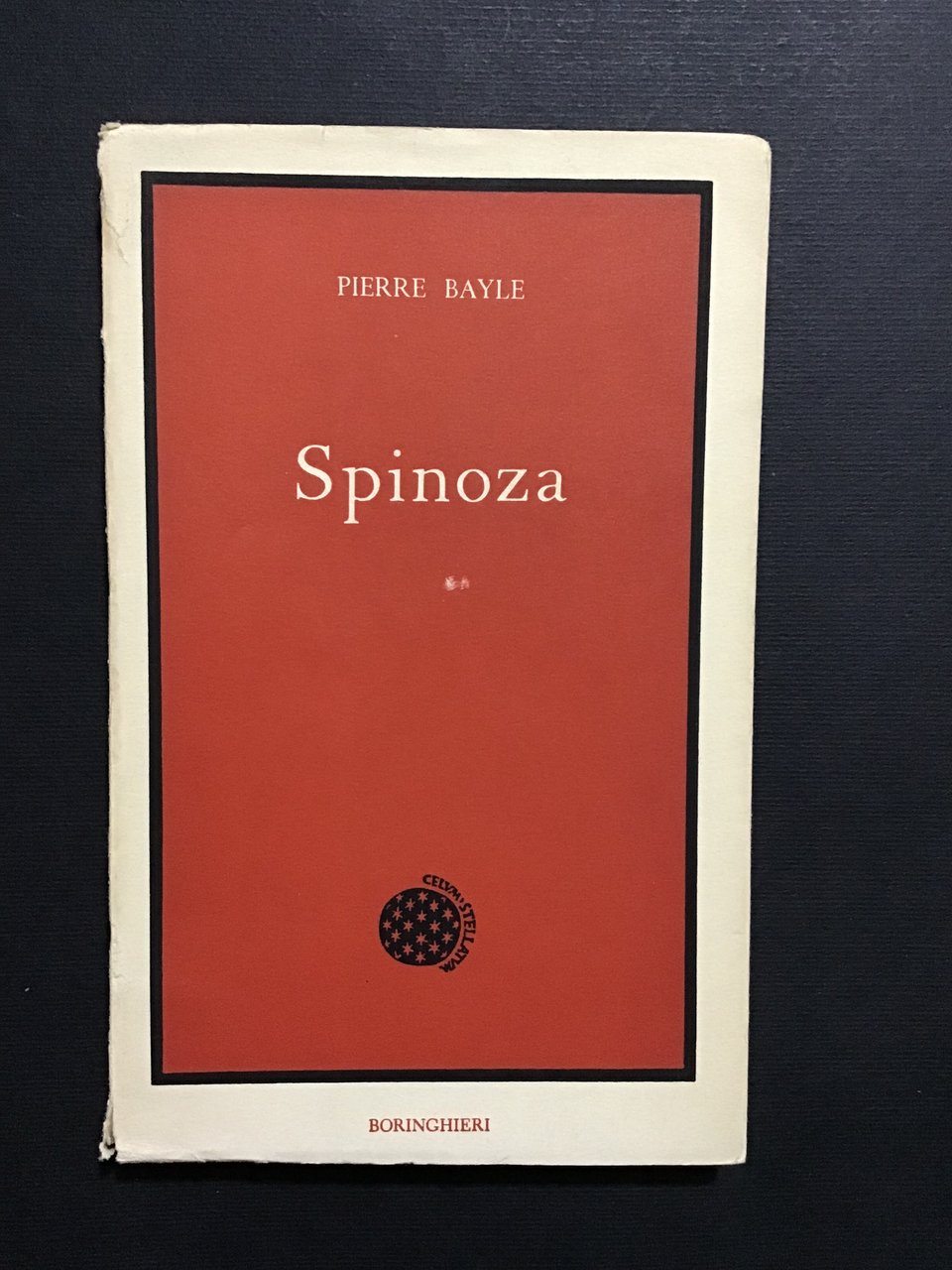 SPINOZA DIZIONARIO STORICO E CRITICO