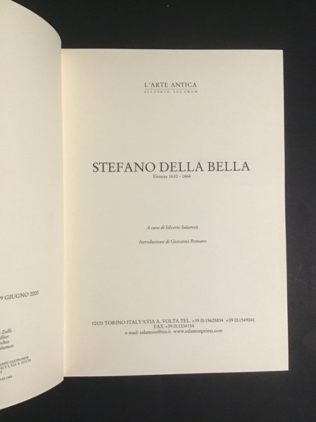 STEFANO DELLA BELLA. FIRENZE 1610-1664