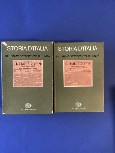 STORIA D'ITALIA - VOL. III - DAL PRIMO SETTECENTO ALL'UNITA'
