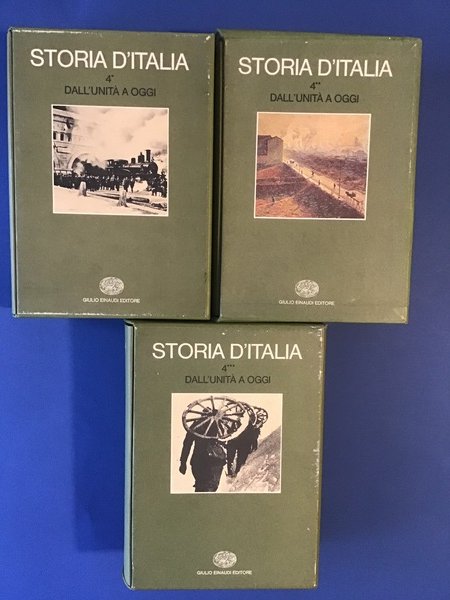 STORIA D'ITALIA - VOL. IV - DALL'UNITA' A OGGI - …