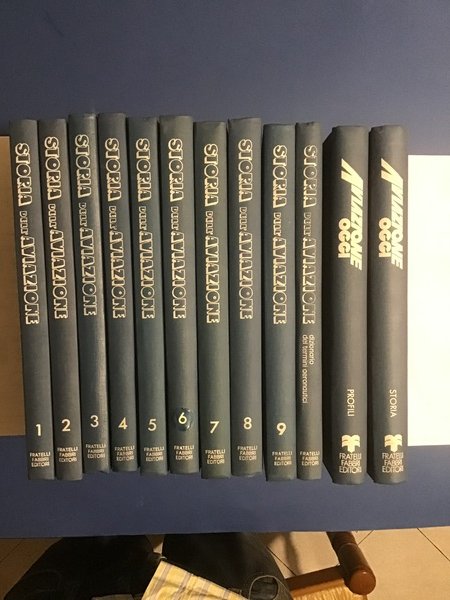 STORIA DELL'AVIAZIONE (9 VOLUMI + IL DIZIONARIO) - AVIAZIONE OGGI …